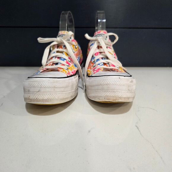 Chuck Taylor All Star Lift Platform My Story Canvas Sneakers Woman's Size 6 - Picture 5 of 14